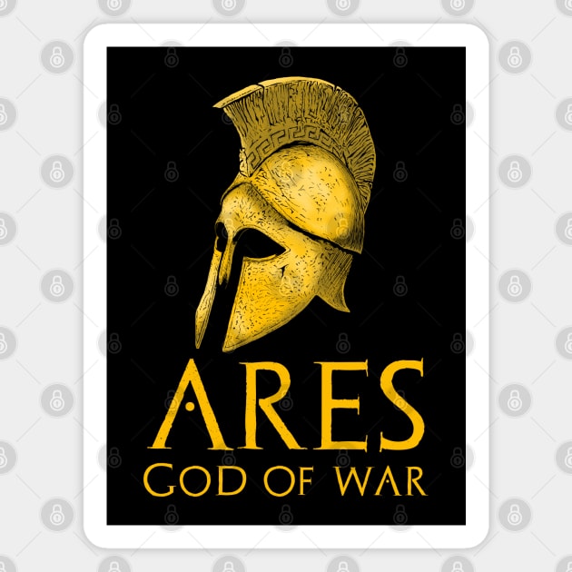 Ancient Greece Classical Greek Mythology God Of War Ares Magnet by Styr Designs